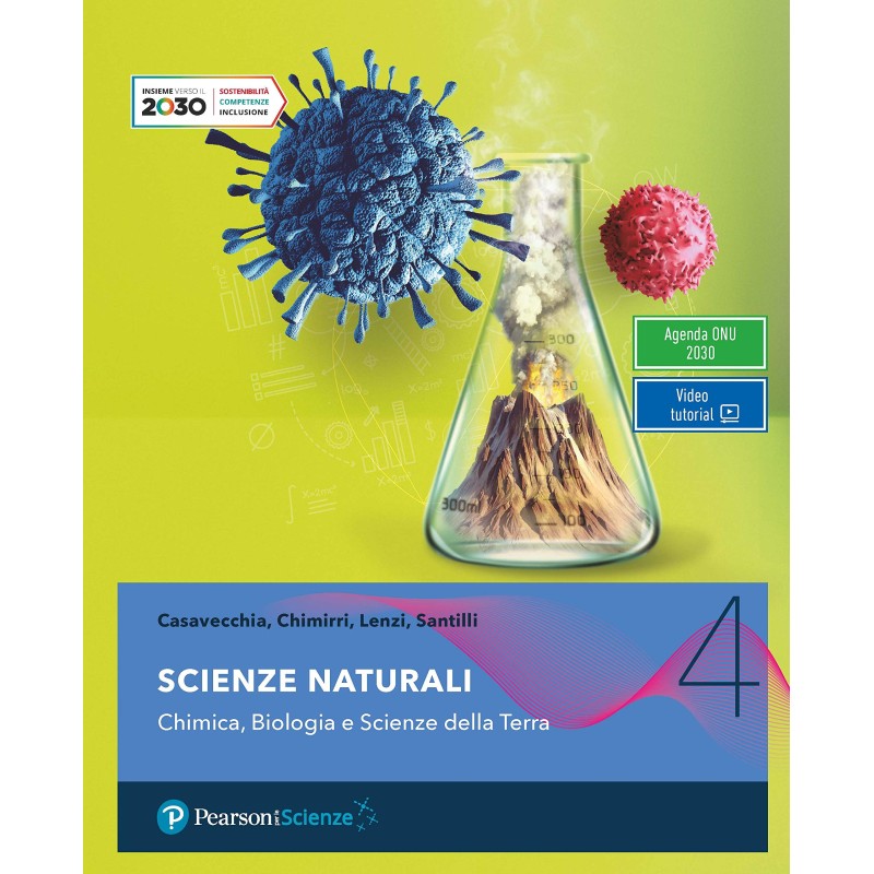 Copertina del libro SCIENZE NATURALI 4 ED. MISTA