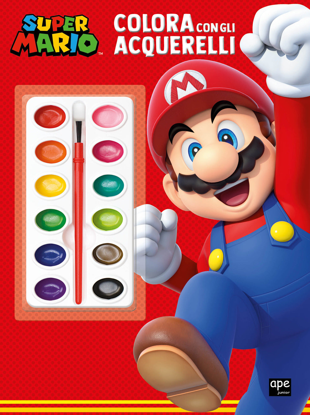 Copertina del libro SUPER MARIO COLORA CON GLI ACQ