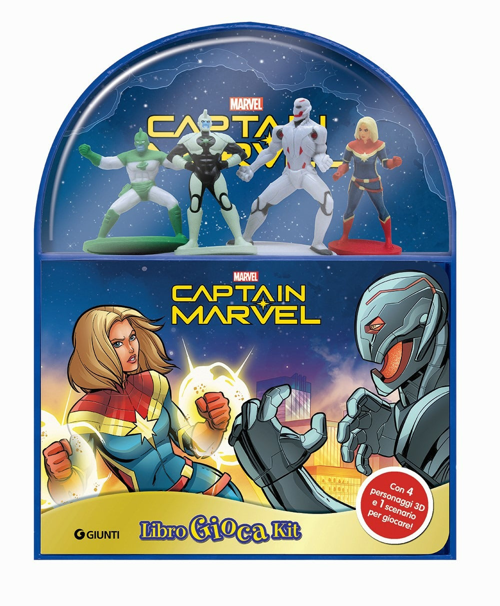 Copertina del libro LIBROGIOCAKIT - CAPTAIN MARVEL