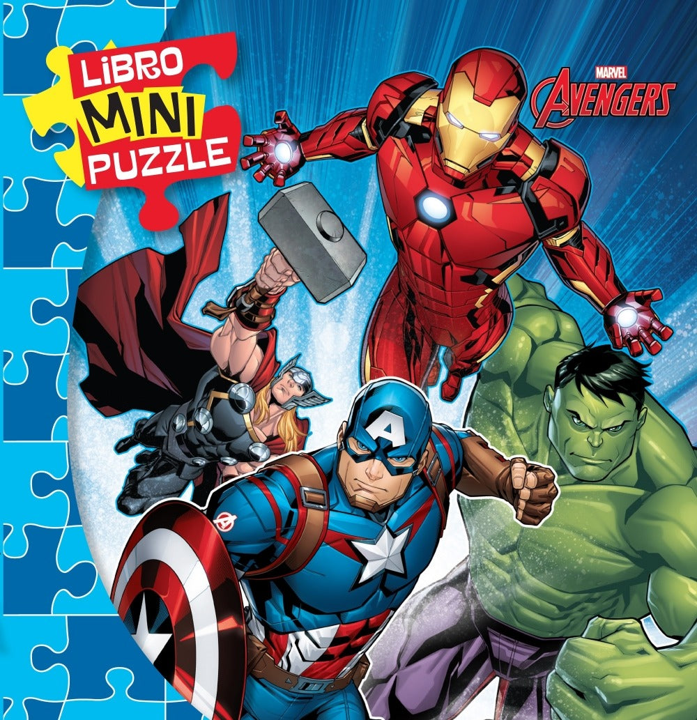 Copertina del libro LIBRO MINI PUZZLE - AVENGERS