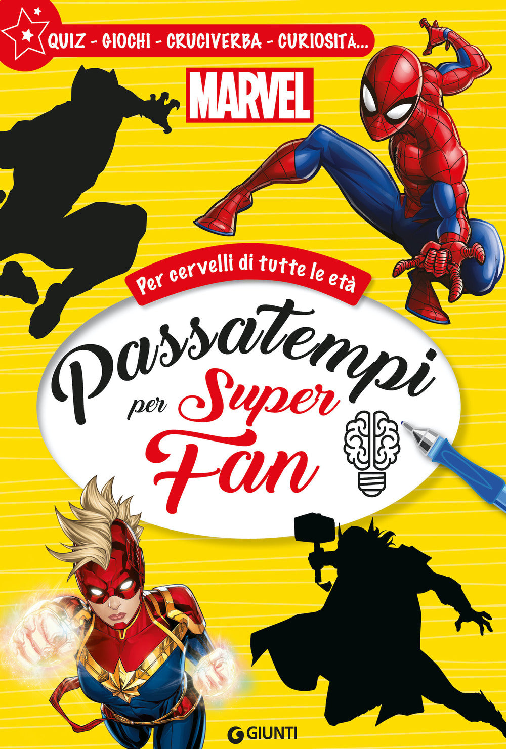 Copertina del libro MARVEL PASSATEMPI PER SUPER FAN - PER CE