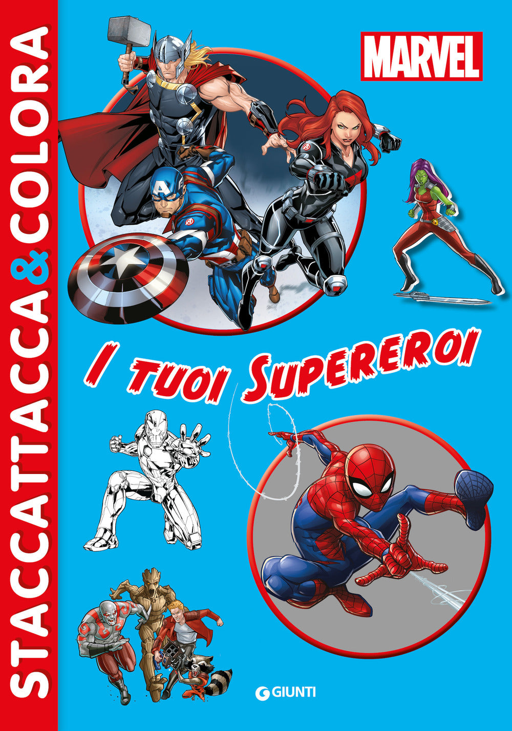 Copertina del libro MARVEL STACCATTACCA&COLORA