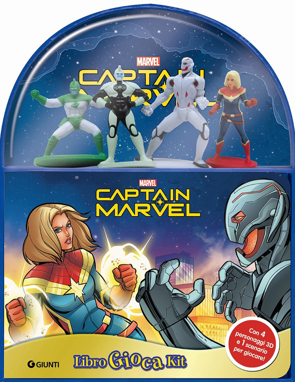 Copertina del libro LIBROGIOCAKIT CAPTAIN MARVEL
