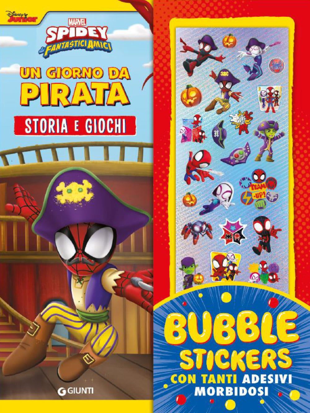 Copertina del libro SPIDEY BUBBLE STICKERS