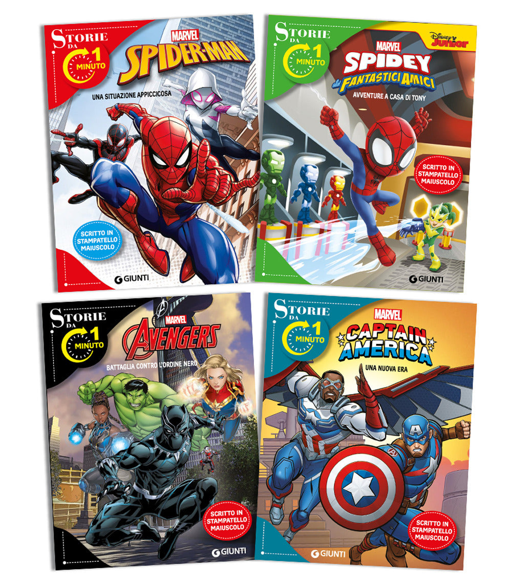 Copertina del libro STORIE DA 1 MINUTO MARVEL 2025 -