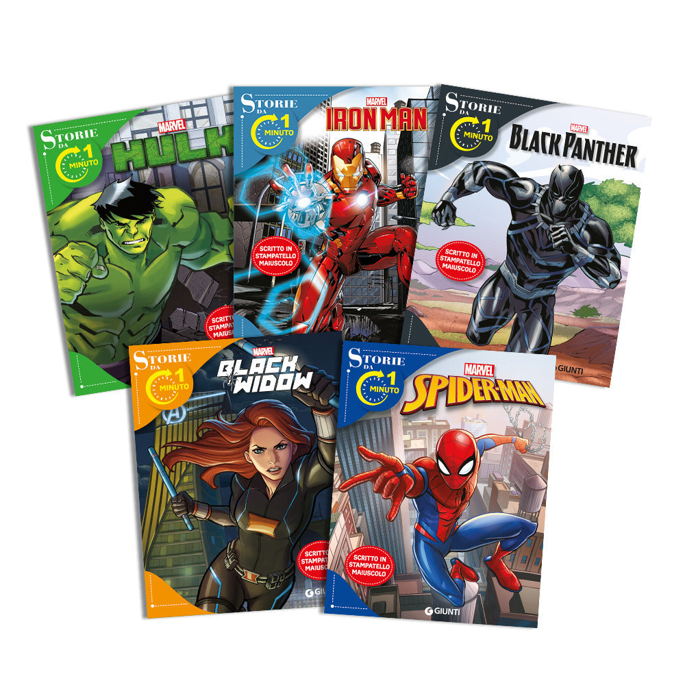 Copertina del libro STORIE DA 1 MINUTO MARVEL - 5 TITOLI SFU Immagine principale del prodotto