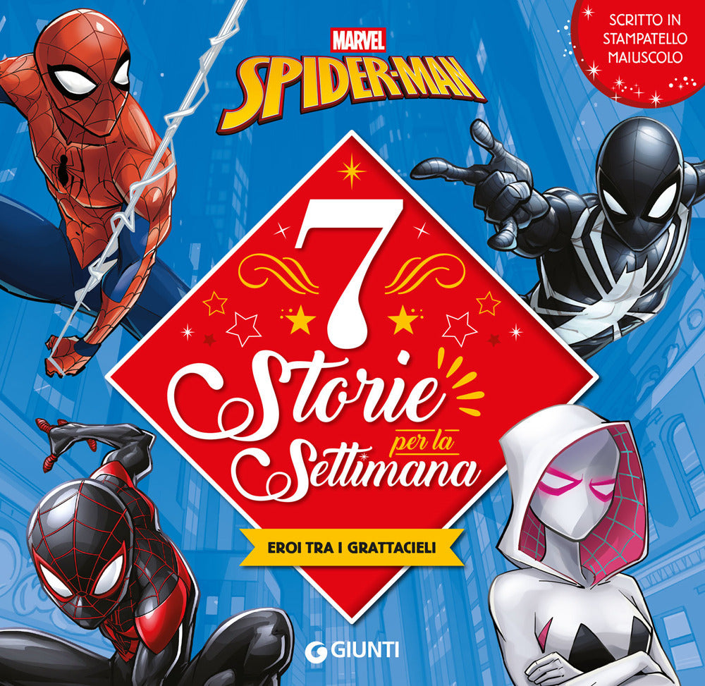 Copertina del libro SPIDERMAN 7 STORIE PER LA SETTIMANA