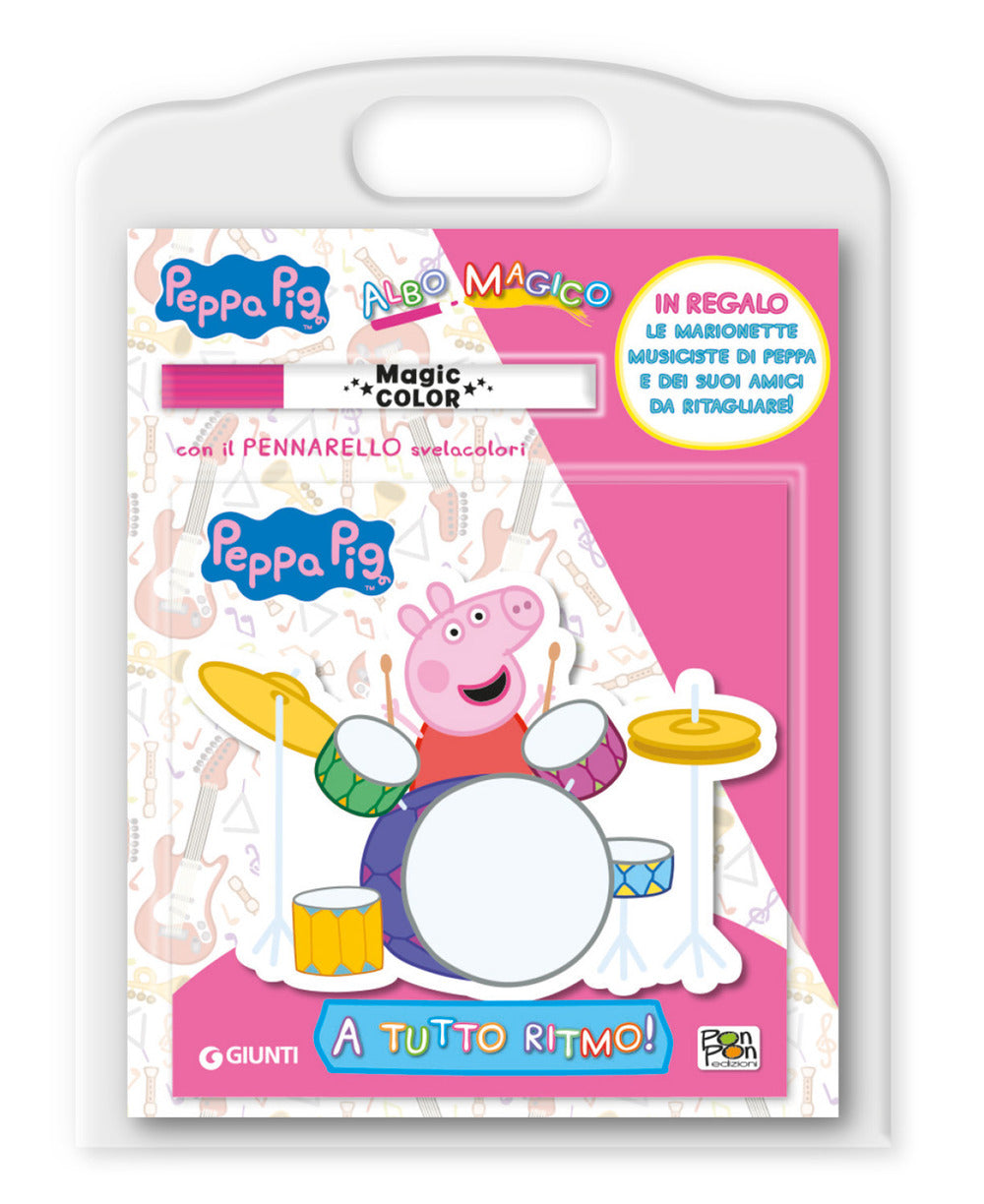 Copertina del libro PEPPA PIG. A TUTTO RITMO! ALBO MAGICO