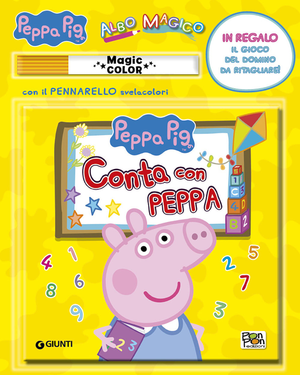 Copertina del libro ALBO MAGICO CONTA CON PEPPA