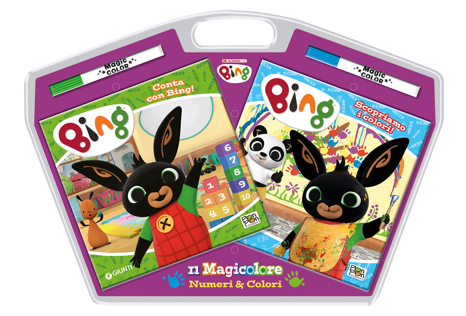 Copertina del libro BING. IL MAGICOLORE. NUMERI & COLORI
