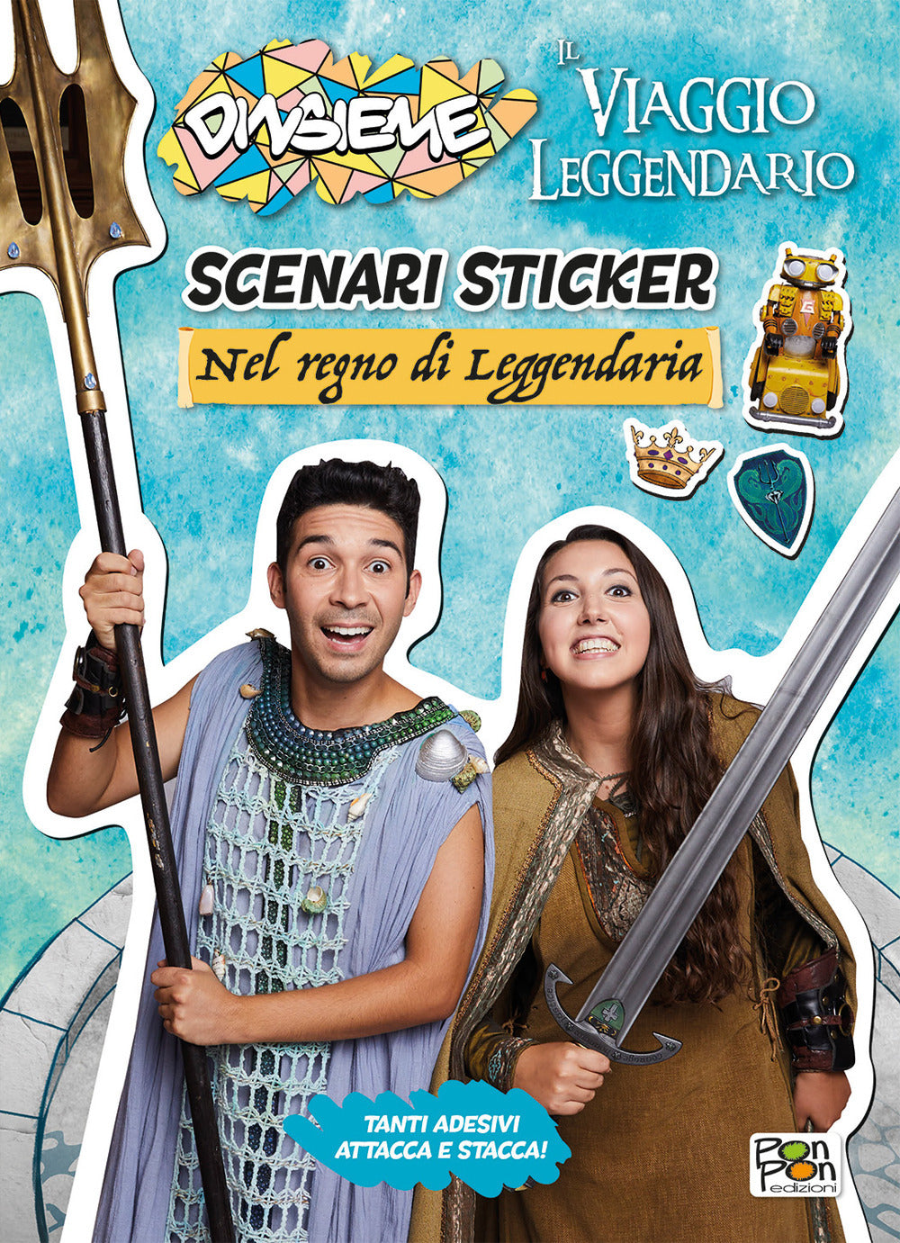 Copertina del libro DINSIEME. SCENARI STICKER. NEL REGNO DI