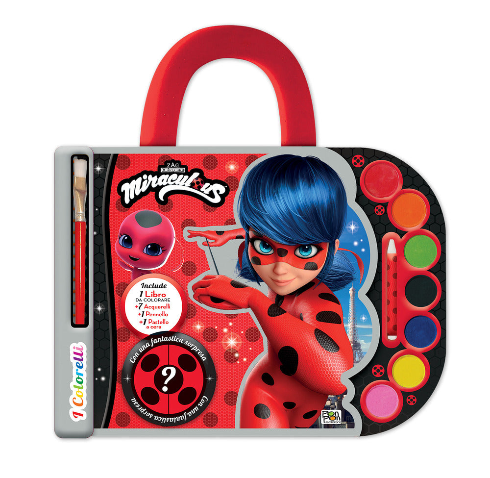 Copertina del libro MIRACULOUS. I COLORELLI. VALIGETTA CON A
