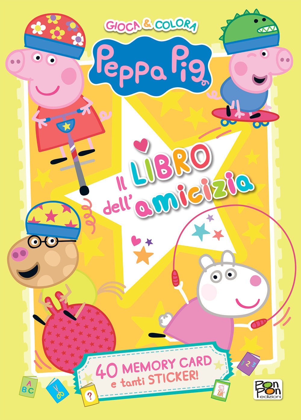 Copertina del libro PEPPA PIG. GIOCA & COLORA. IL LIBRO DELL