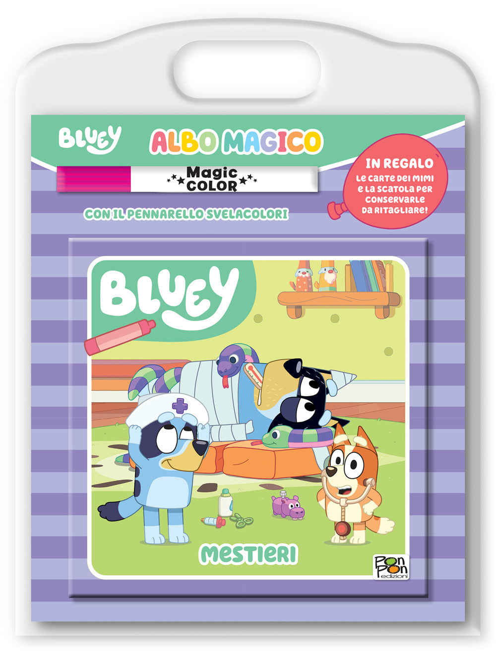 Copertina del libro BLUEY. ALBO MAGICO. MESTIERI