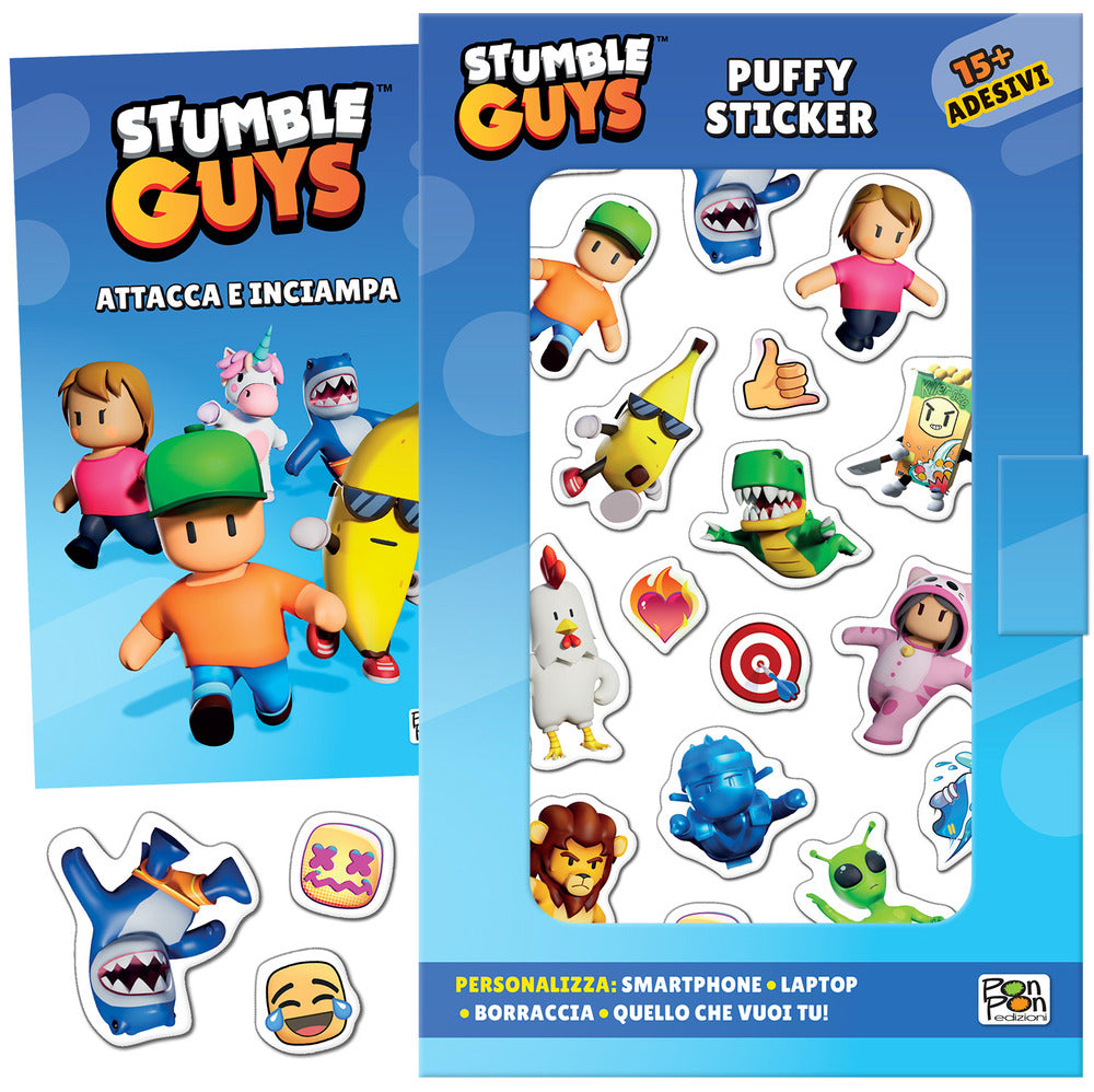 Copertina del libro STUMBLE GUYS PUFFY STICKER
