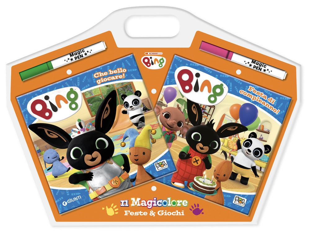 Copertina del libro BING, IL MAGICOLORE. FESTE & GIOCHI
