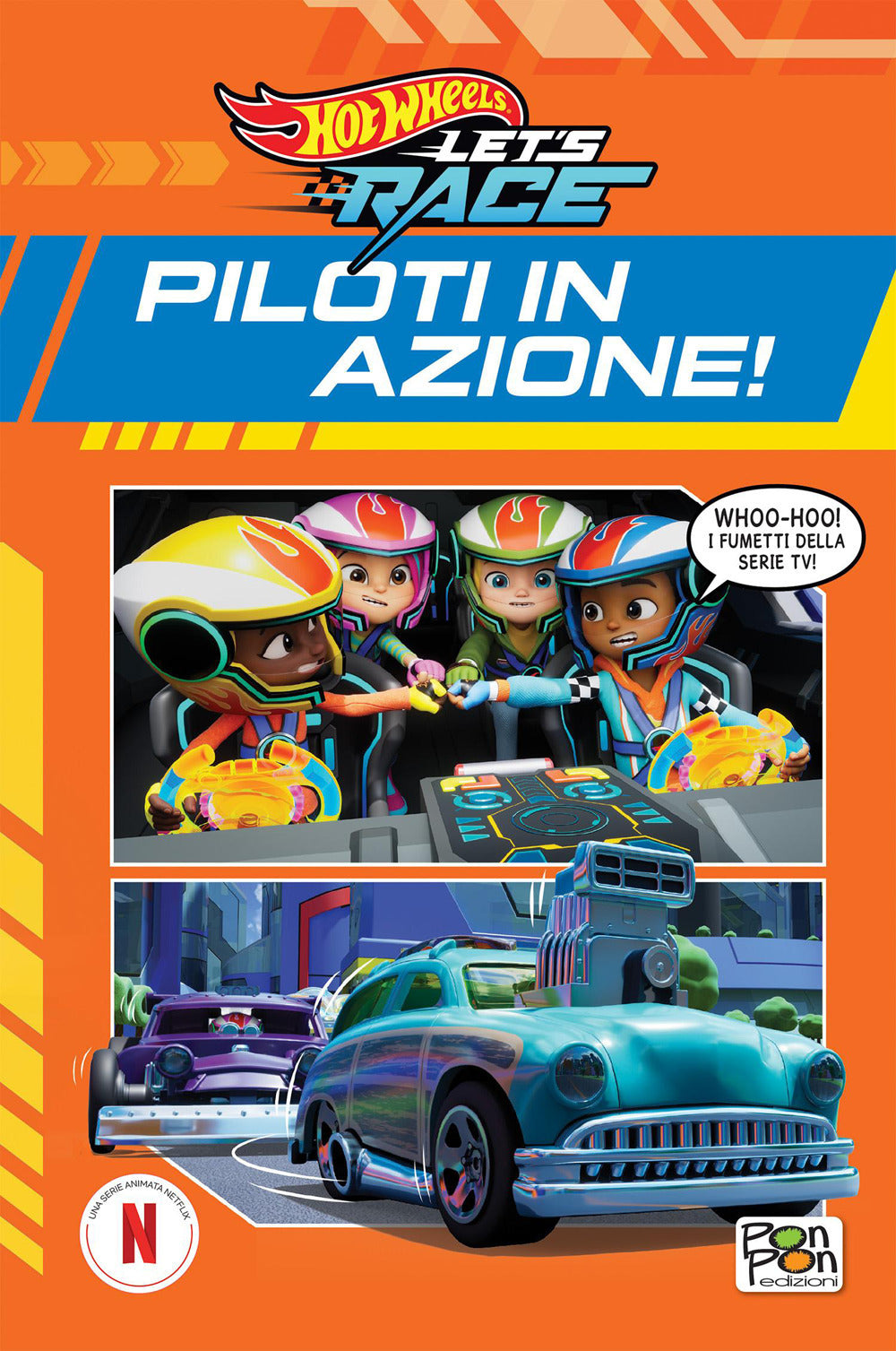 Copertina del libro LET'S RACE. PILOTI IN AZIONE. GRAPHIC NO