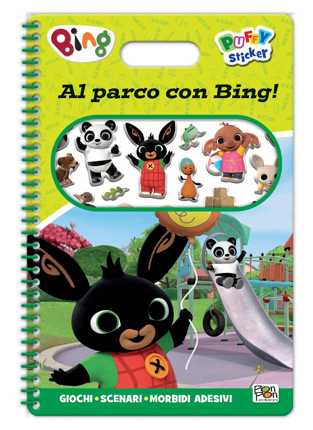 Copertina del libro BING. PUFFY STICKER. AL PARCO CON BING!