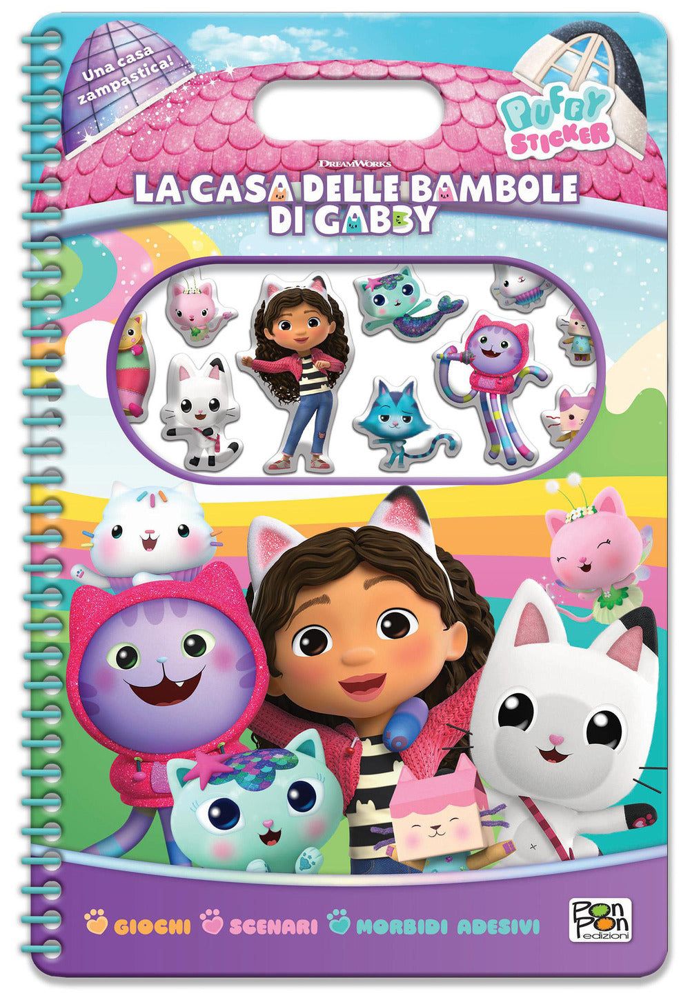 Copertina del libro LA CASA DELLE BAMBOLE DI GABBY. PUFFY ST