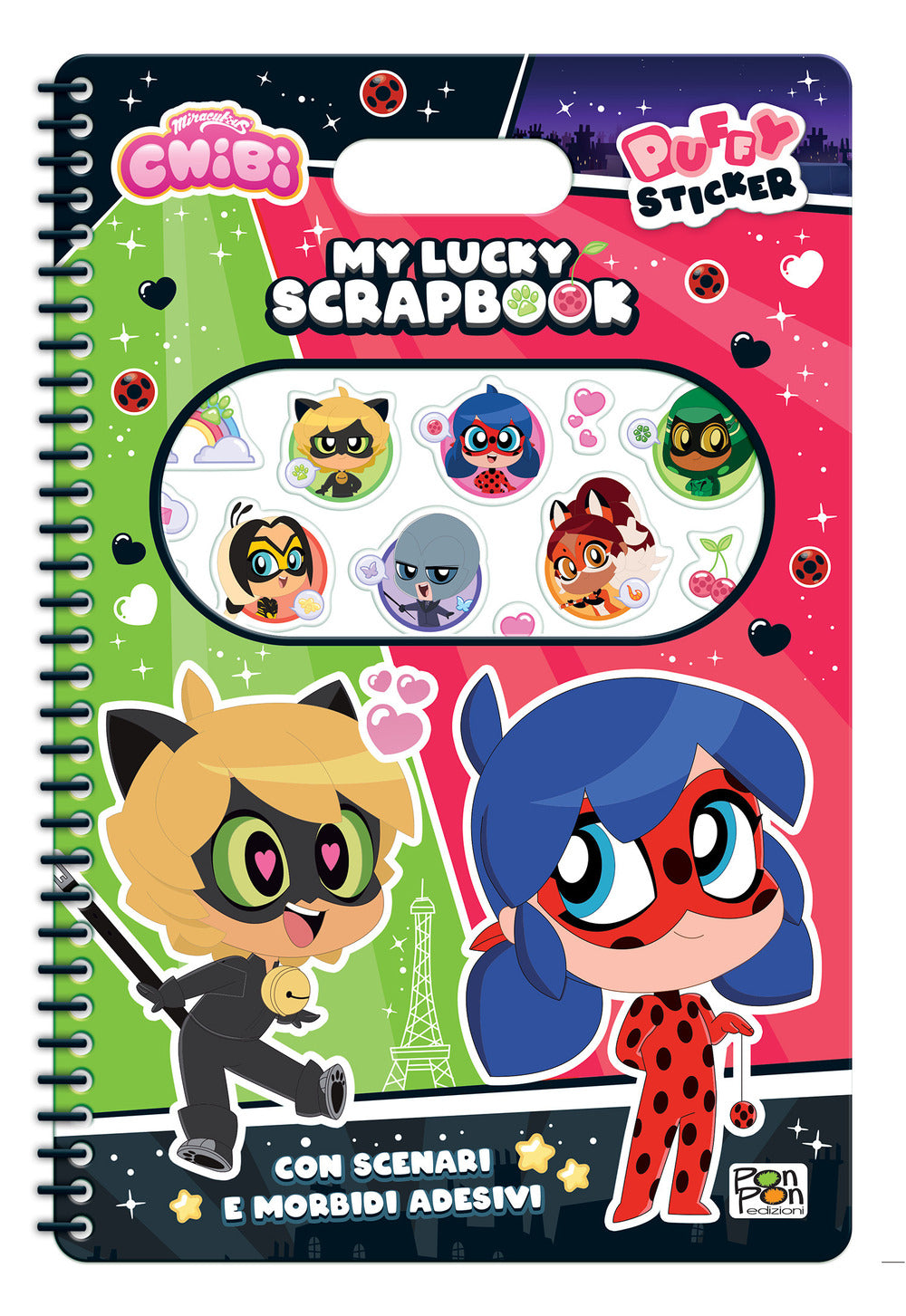 Copertina del libro MIRACULOUS. PUFFY STICKER. MY LUCKY SCRA