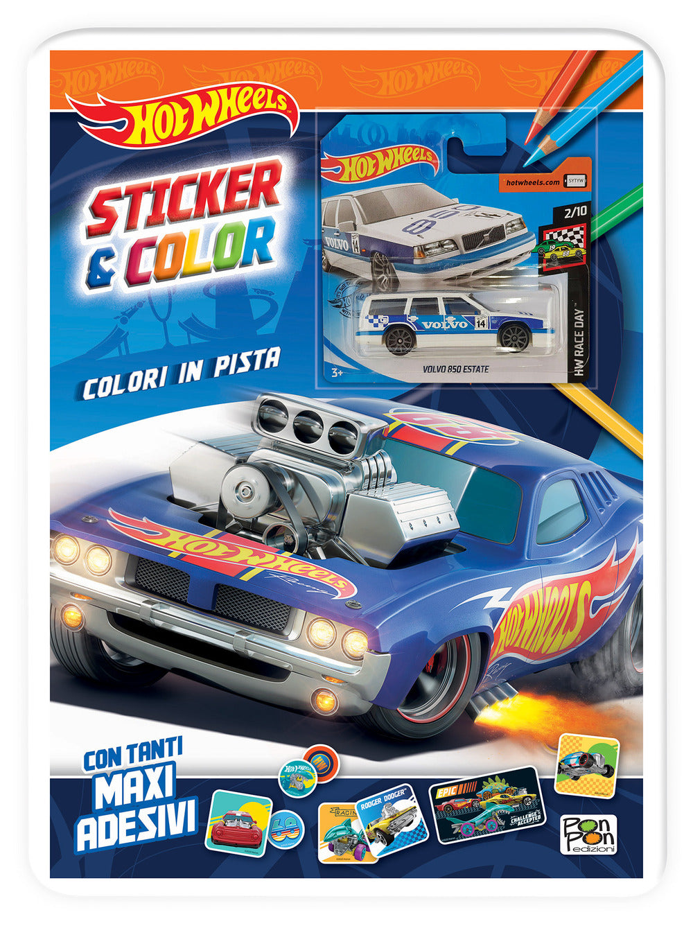 Copertina del libro HOT WHEELS. ACTIVITY CON GADGET. COLORI
