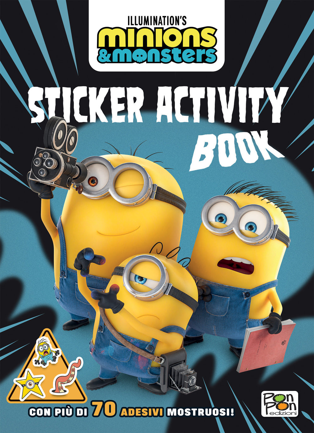 Copertina del libro MINIONS & MONSTERS. STICKER ACTIVITY BOO