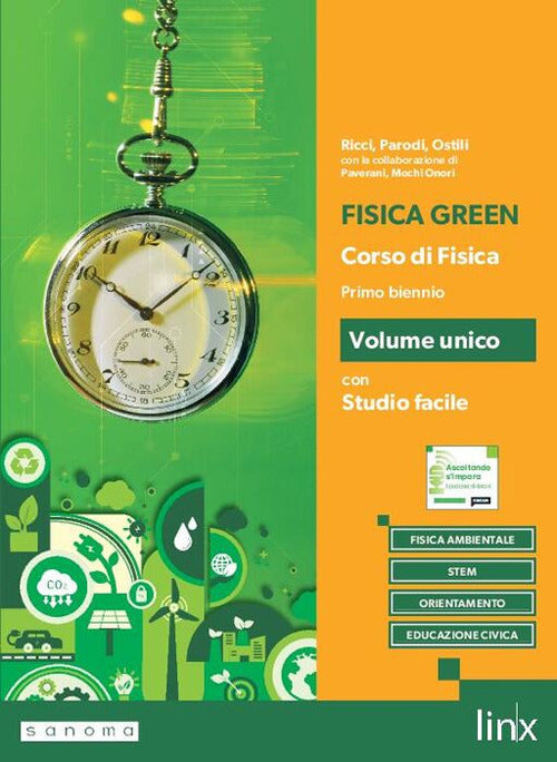 Copertina del libro FISICA GREEN - VOLUME UNICO CON STUDIO F