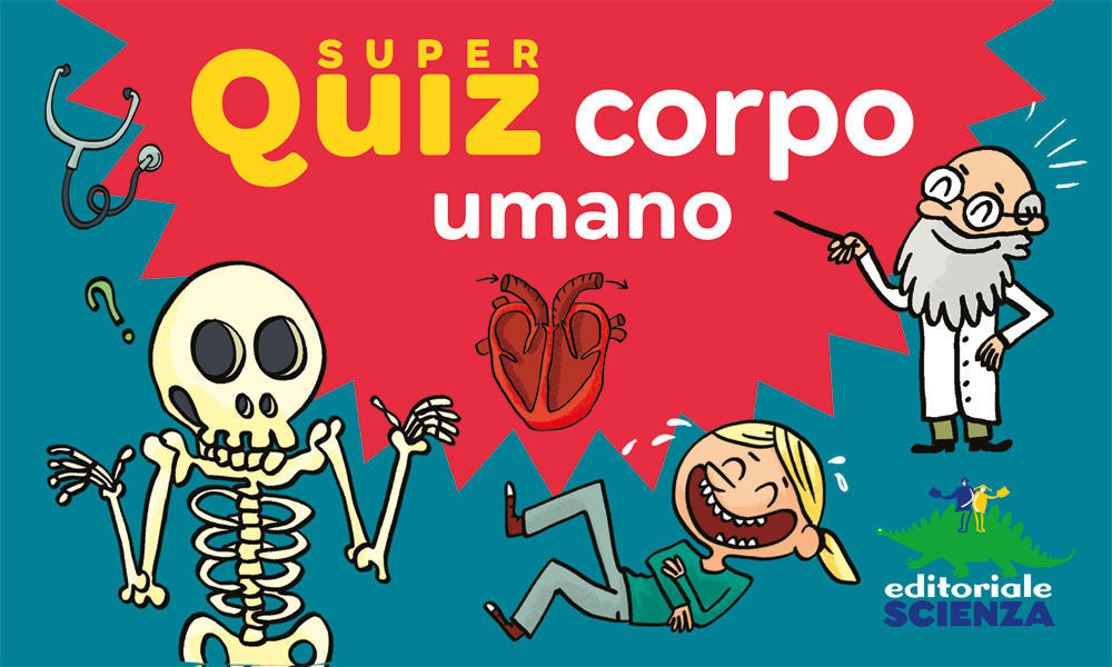 Copertina del libro SUPER QUIZ: CORPO UMANO
