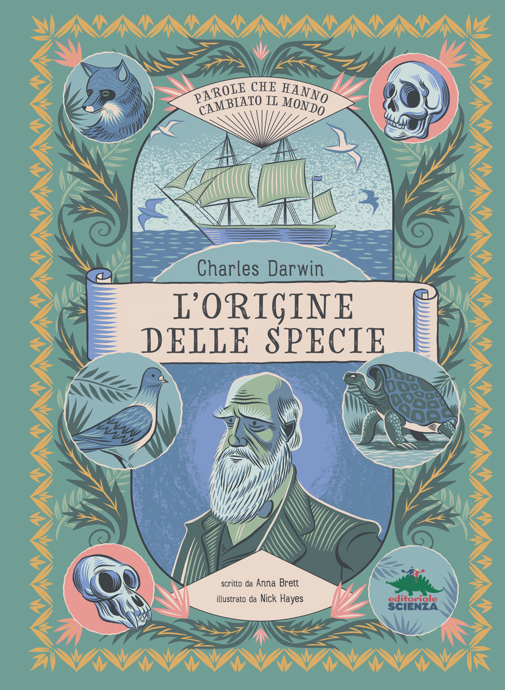 Copertina del libro L’ORIGINE DELLE SPECIE