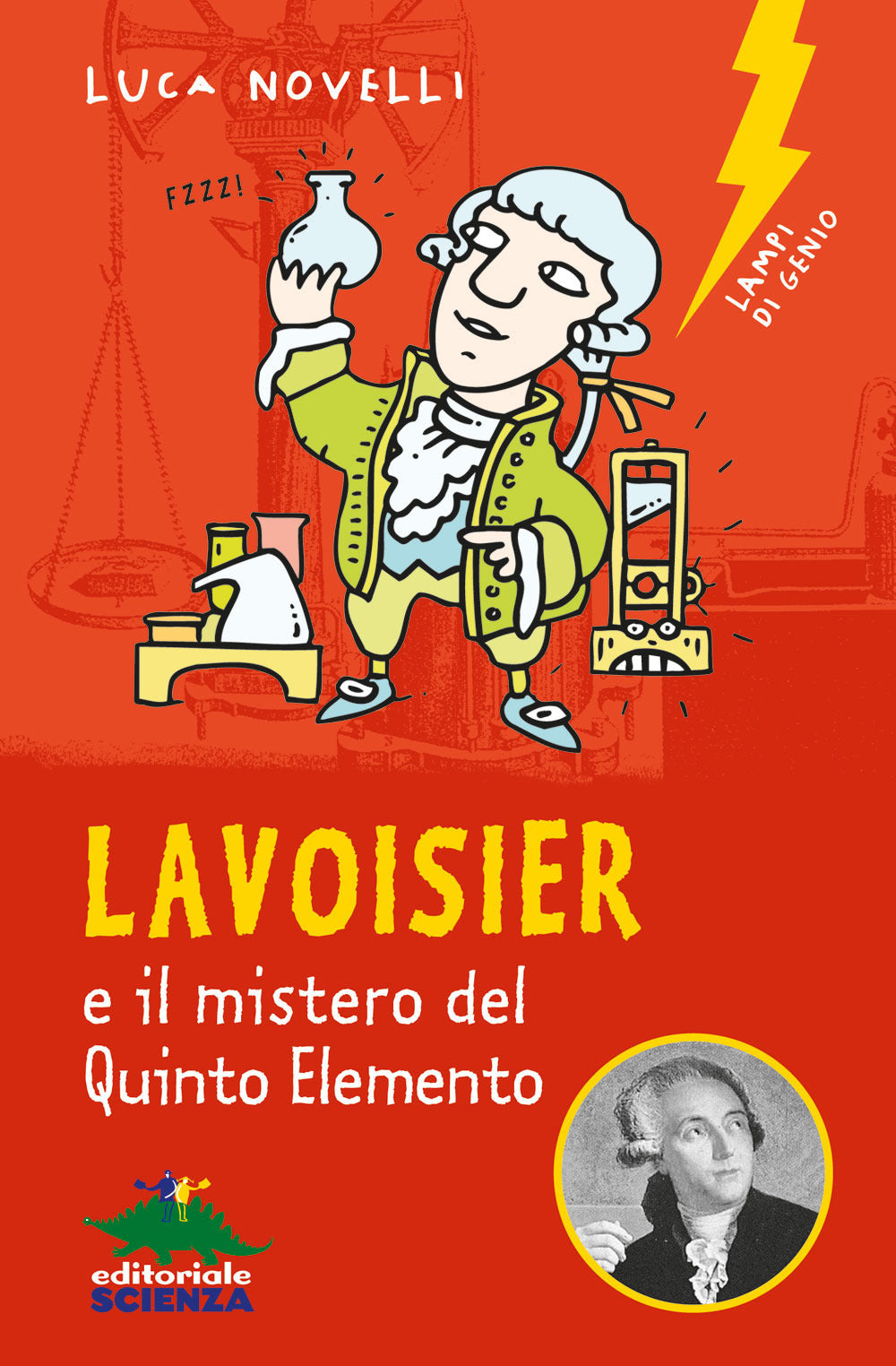 Copertina del libro LAVOISIER E IL MISTERO DEL QUINTO ELEMEN