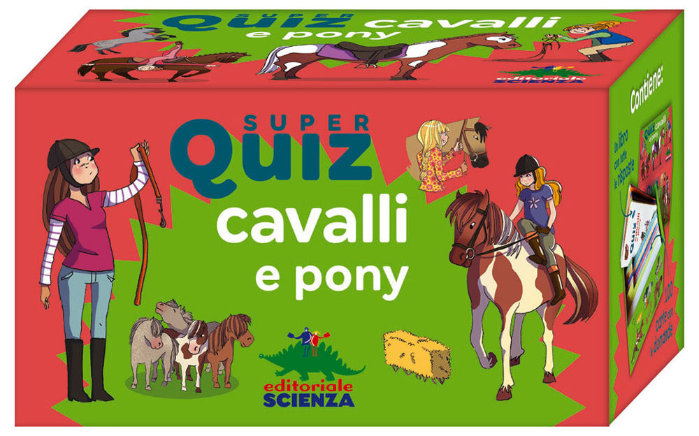 Copertina del libro SUPER QUIZ: CAVALLI E PONY