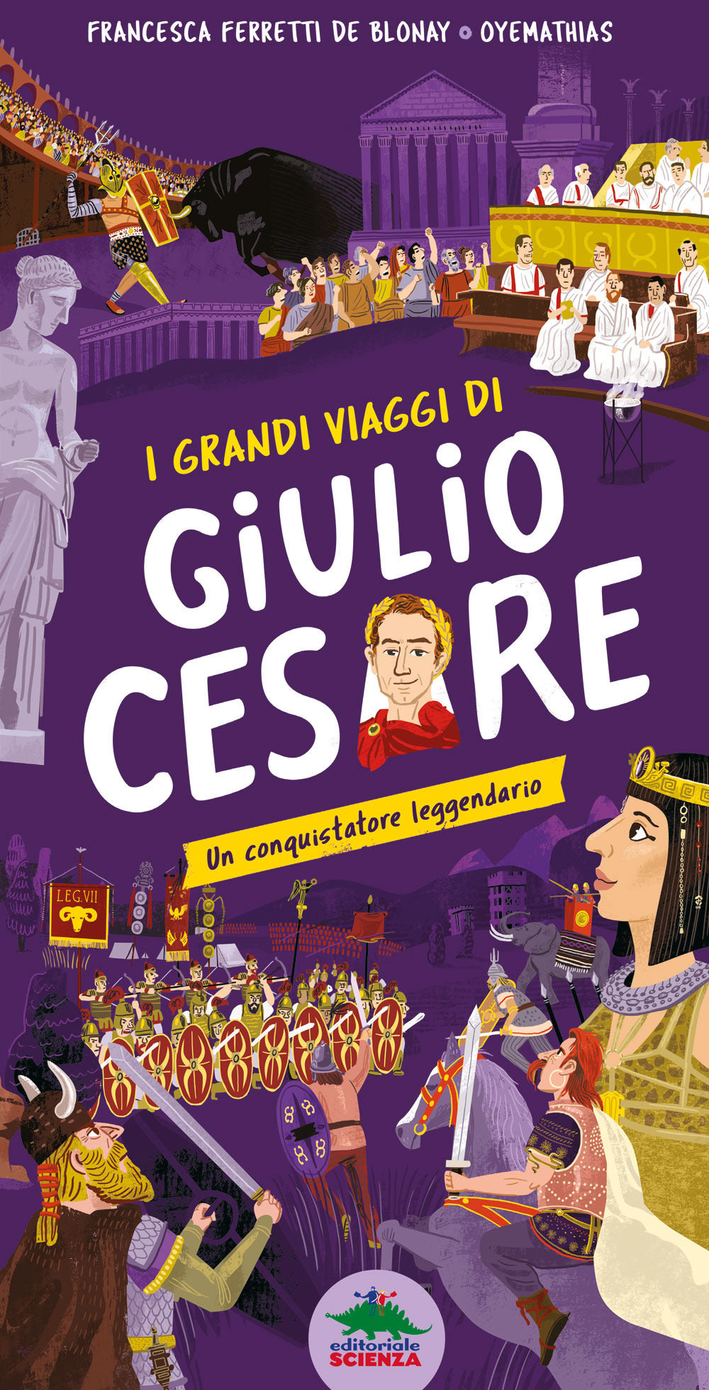 Copertina del libro I GRANDI VIAGGI DI GIULIO CESARE