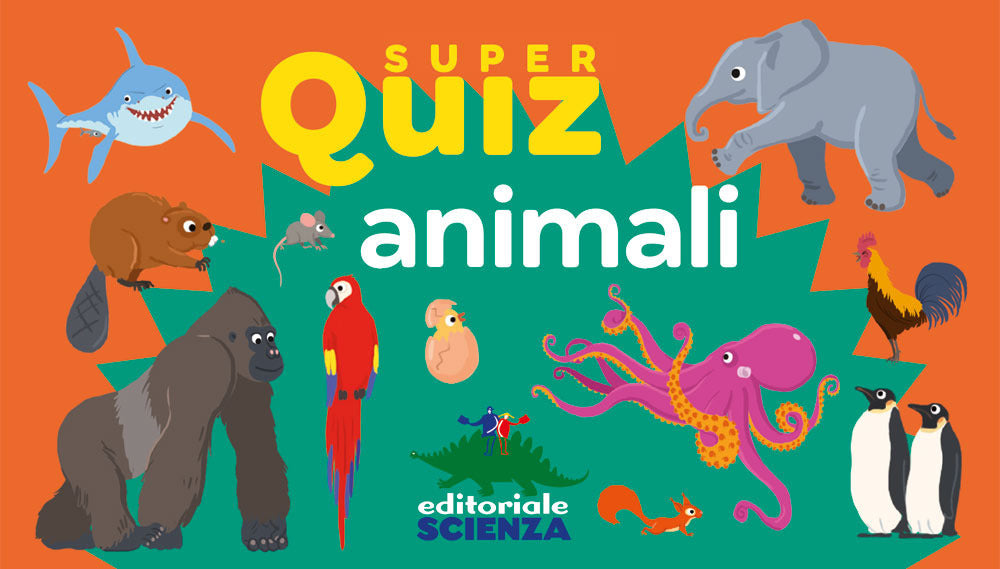 Copertina del libro SUPER QUIZ – ANIMALI