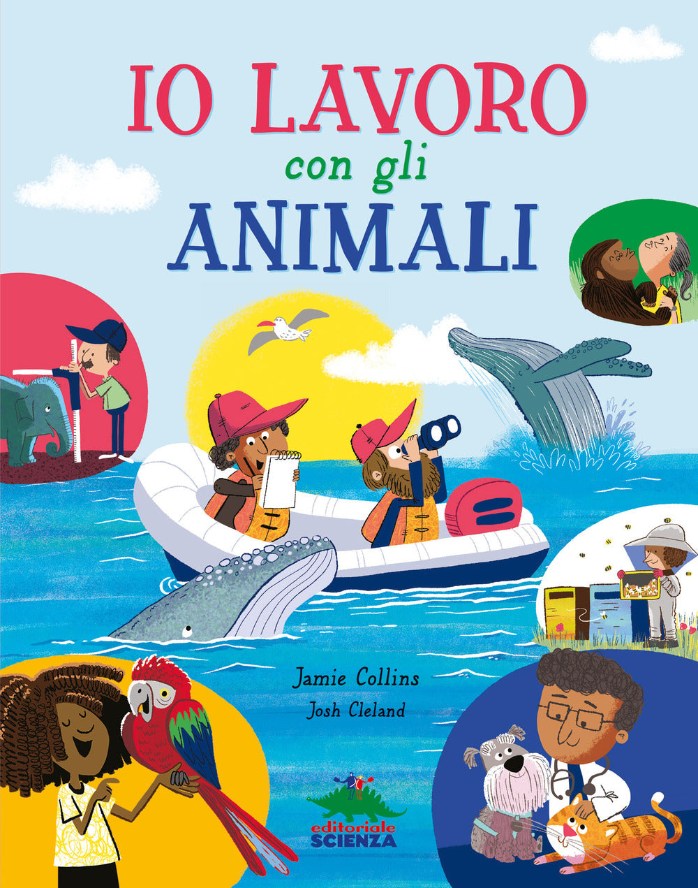 Copertina del libro IO LAVORO CON GLI ANIMALI
