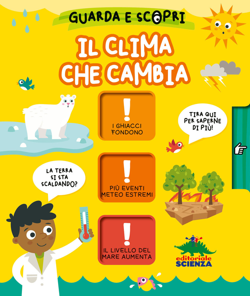 Copertina del libro GUARDA E SCOPRI – IL CLIMA CHE CAMBIA