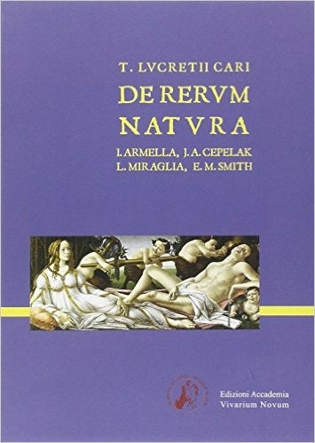 Copertina del libro DE RERUM NATURA