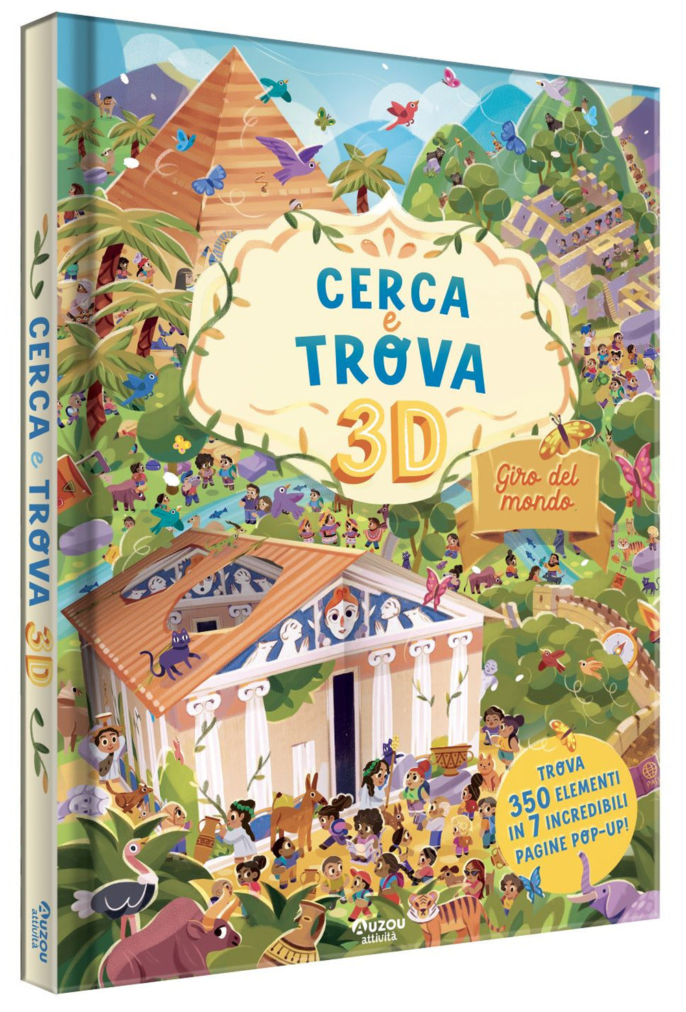 Copertina del libro GIRO DEL MONDO. CERCA E TROVA 3D. EDIZ.