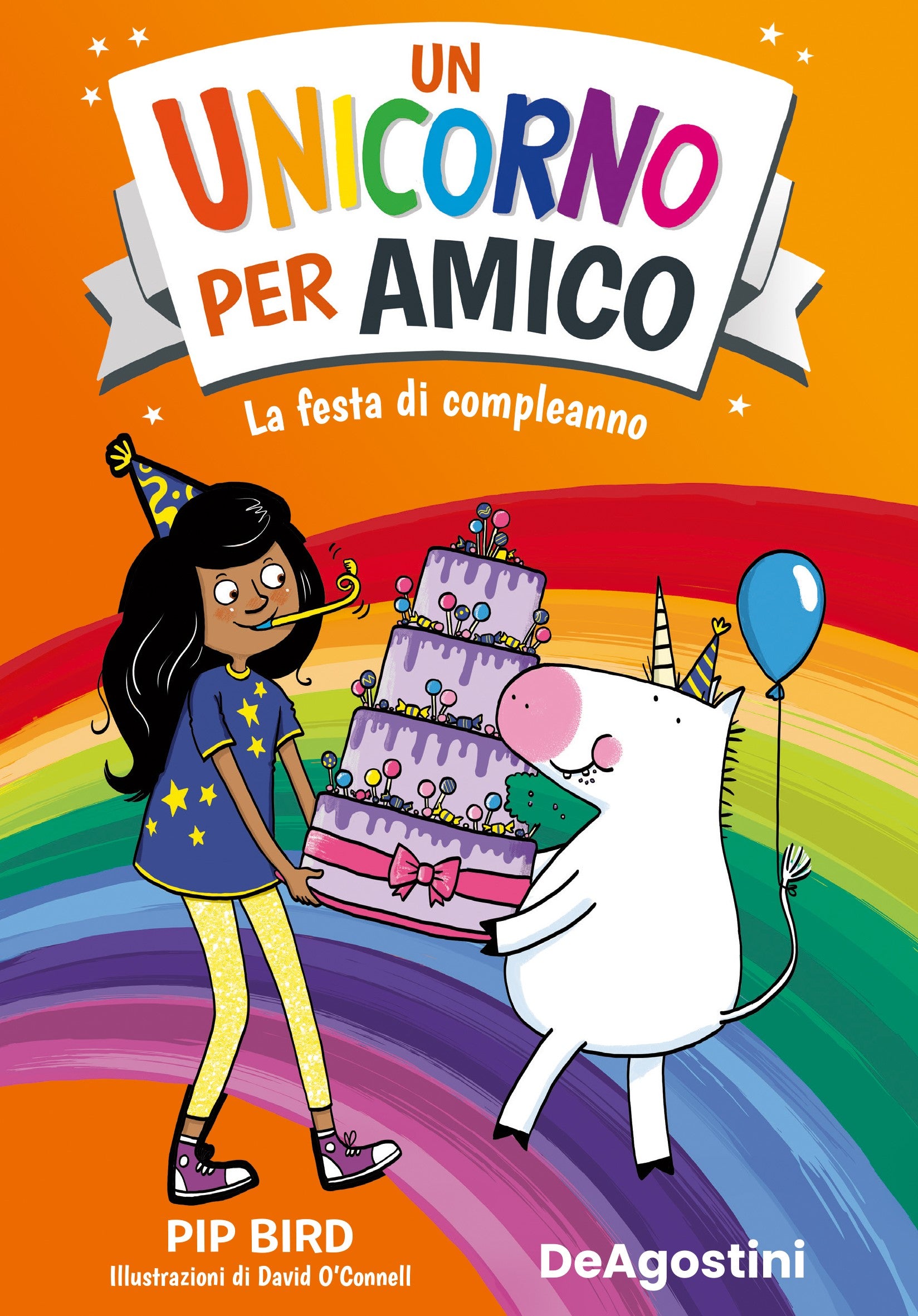 Copertina del libro UN UNICORNO PER AMICO. LA FESTA DI COMPL