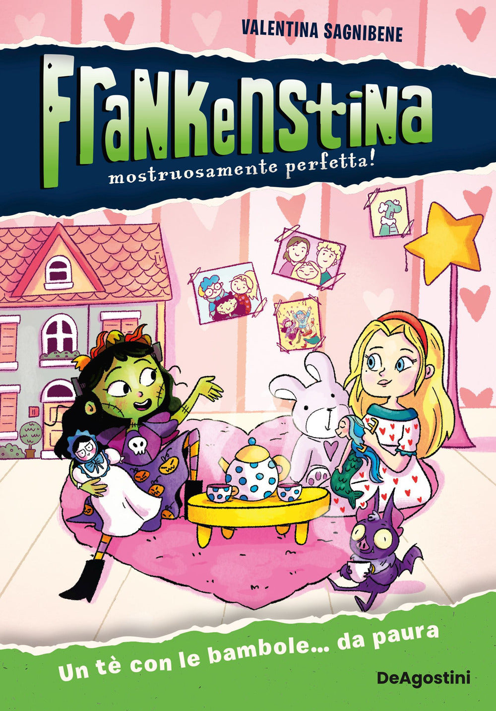 Copertina del libro FRANKENSTINA - UN T CON BAMBOLE...DA PA