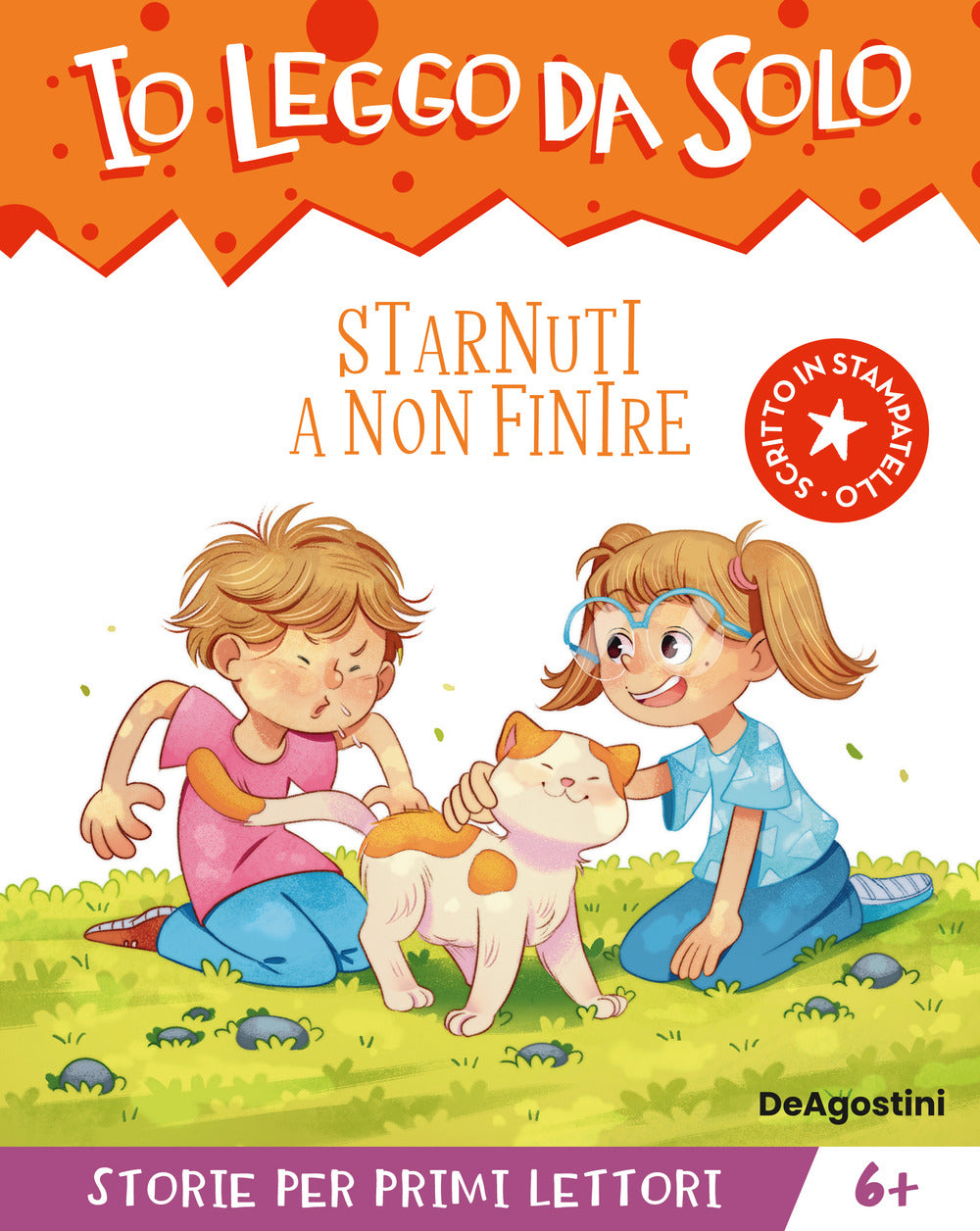Copertina del libro IO LEGGO DA SOLO. STARNUTI A NON FINIRE