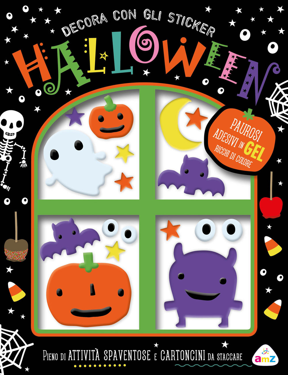 Copertina del libro DECORA CON GLI STICKER.