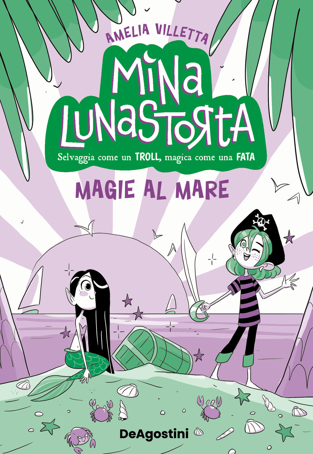 Copertina del libro MINA LUNASTORTA 5. MAGIE AL MARE