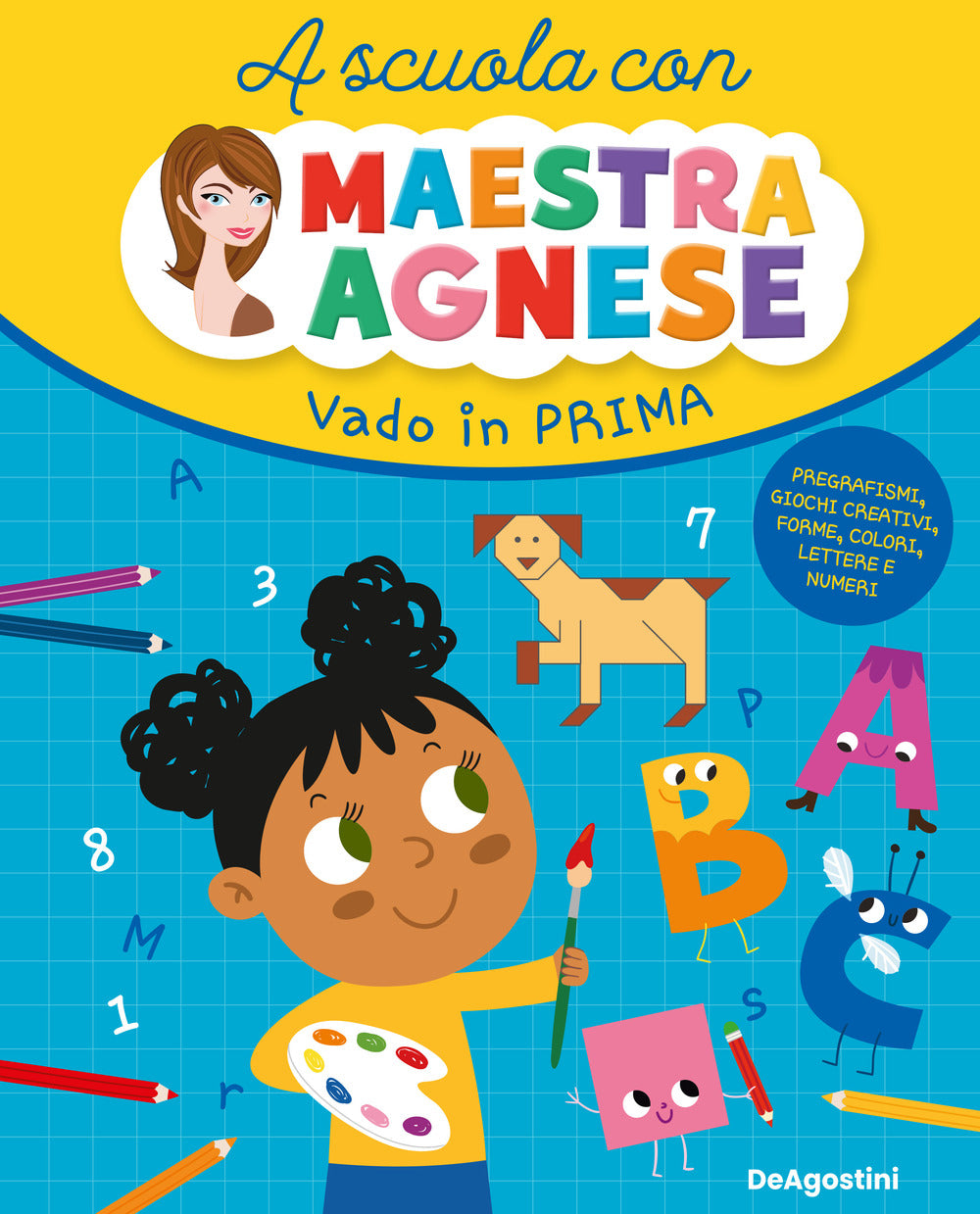 Copertina del libro A SCUOLA CON MAESTRA AGNESE. VADO IN PRI