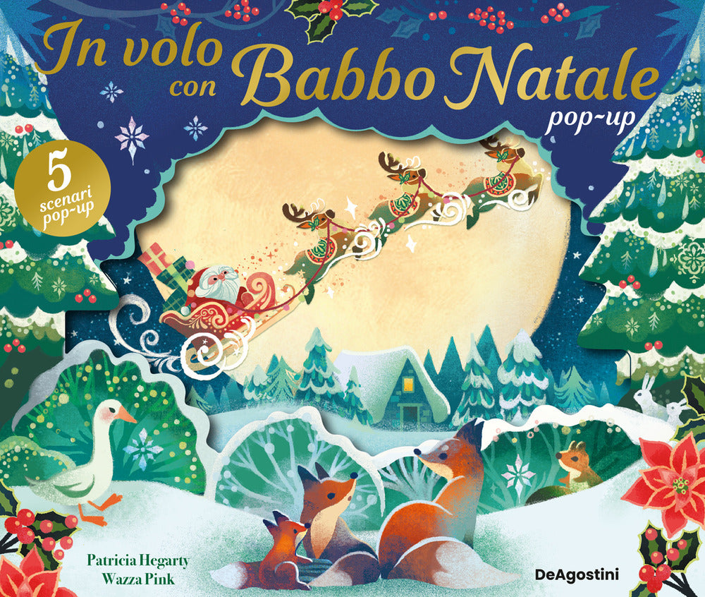 Copertina del libro IN VOLO CON BABBO NATALE POP-UP