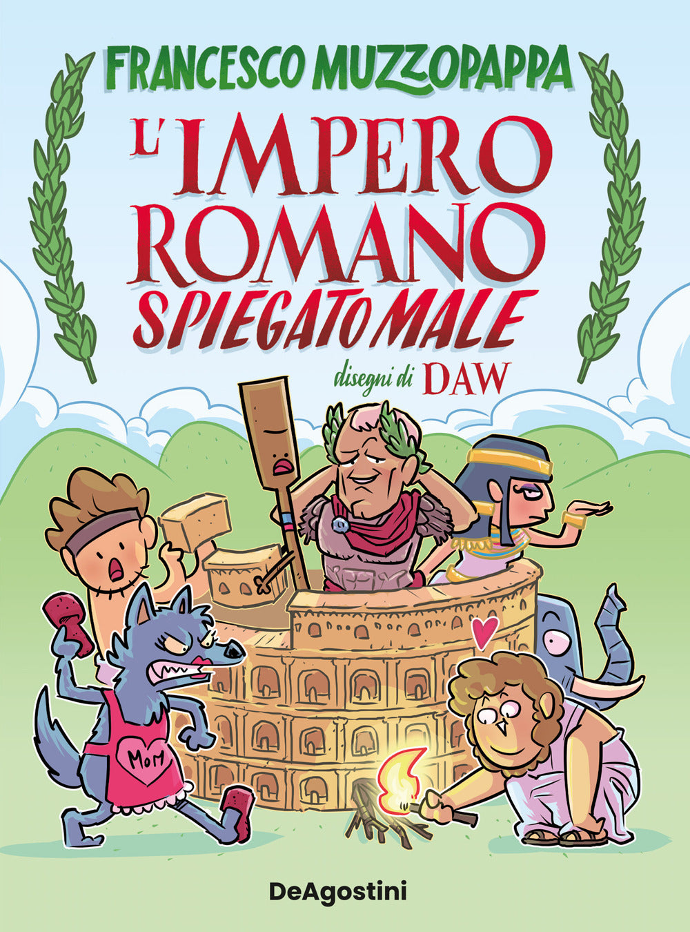 Copertina del libro L'IMPERO ROMANO SPIEGATO MALE