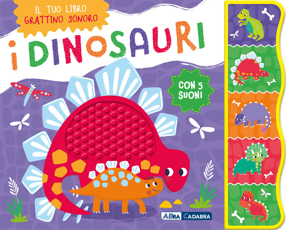 Copertina del libro GRATTINO SONORO. I DINOSAURI