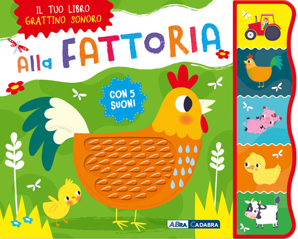 Copertina del libro GRATTINO SONORO. ALLA FATTORIA