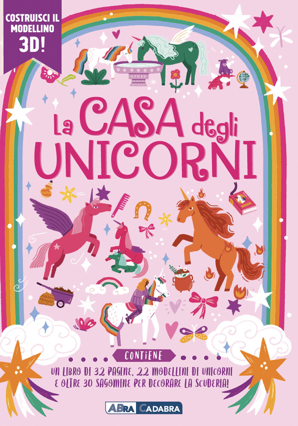 Copertina del libro LA CASA DEGLI UNICORNI DA COSTRUIRE