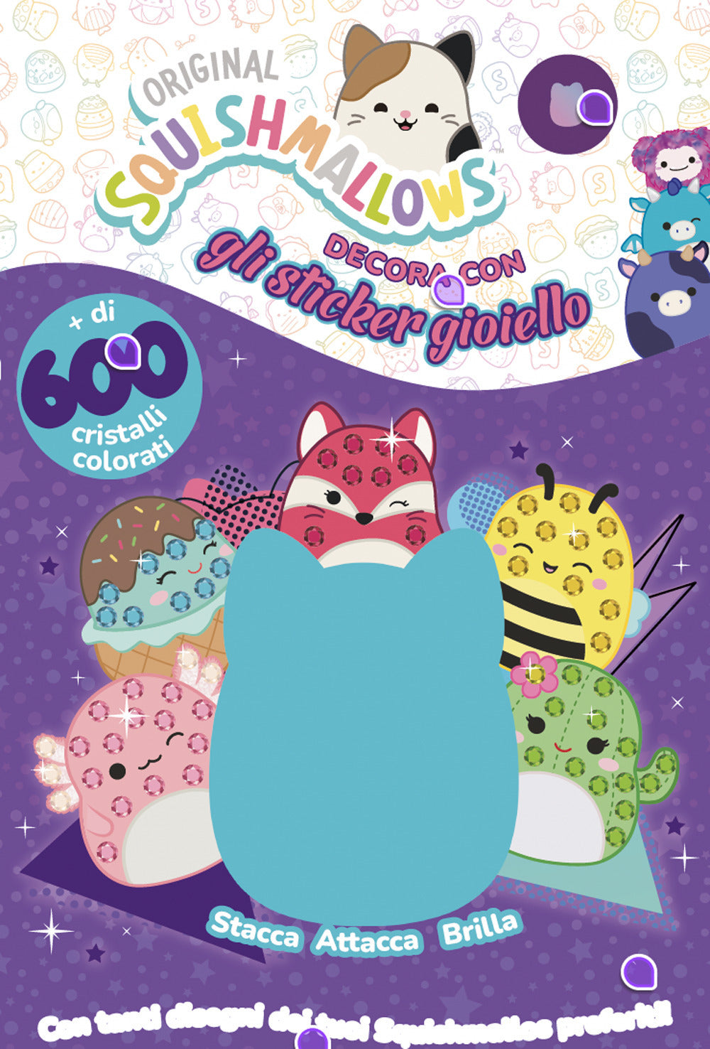 Copertina del libro SQUISHMALLOWS. DECORA CON GLI STICKER GI