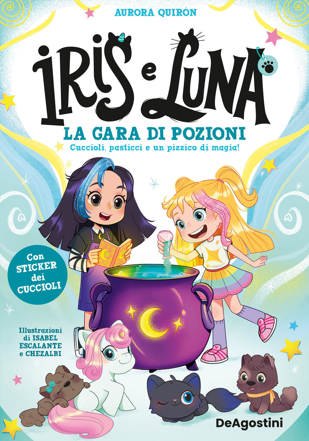 Copertina del libro IRIS & LUNA. LA GARA DI POZIONI.
